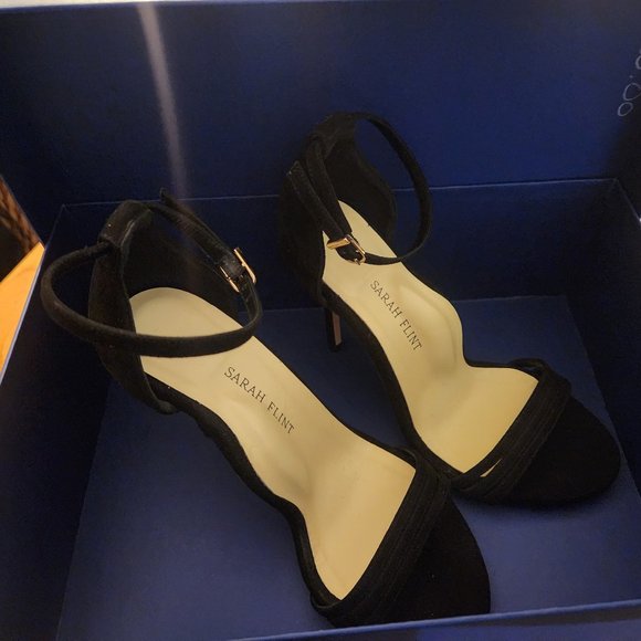 Sarah flint perfect sandal 100 black suede